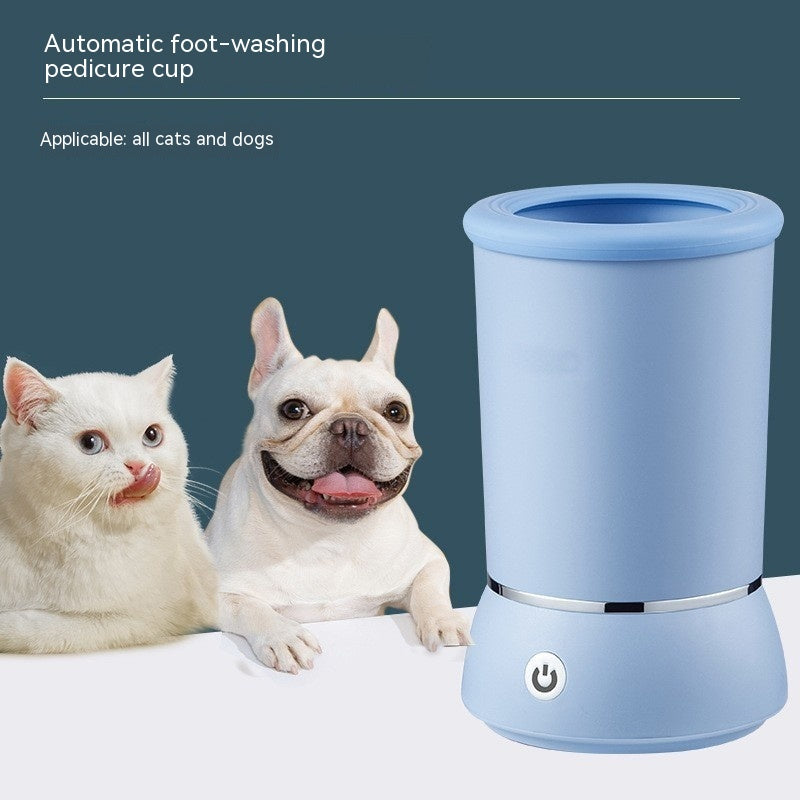 Pet Paw Cleaning Cup Automatic Foot Washing Dogs and Cats Electric Cleaning Device