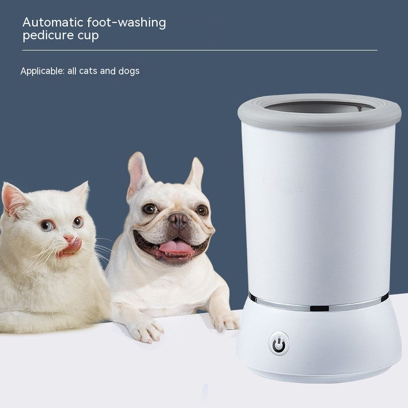 Pet Paw Cleaning Cup Automatic Foot Washing Dogs and Cats Electric Cleaning Device